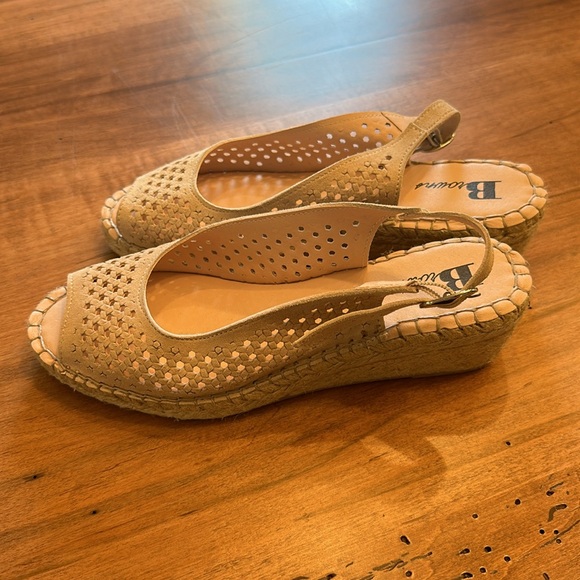 Leather Wedge Sandal - Picture 3 of 8